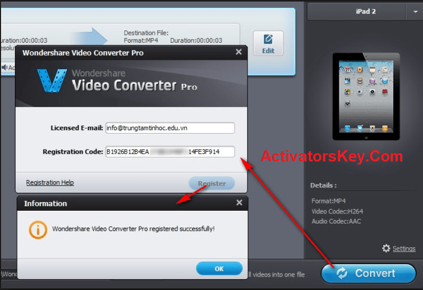 wondershare video editor serial key